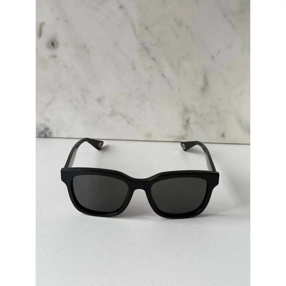 NEW Gucci GG1639SA Black Square Unisex Sunglasses - Picture 3 of 5